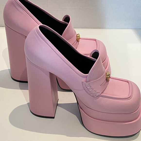 Versace Intrico Platform Loafers size 39.5. $1475. - Picture 13 of 14